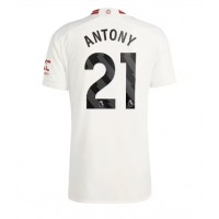 Fotballdrakt Herre Manchester United Antony #21 Tredjedrakt 2023-24 Kortermet